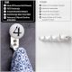 Number Ceramic Hooks -4